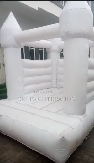 White Bouncy Castle