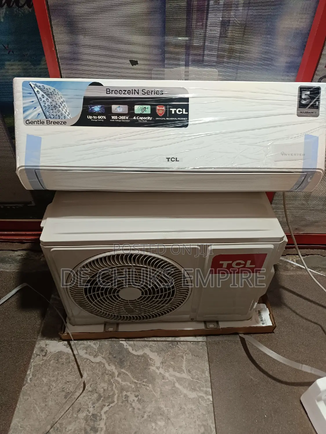 TCL 1.5hp Inverter (Copper Engine)Split Unit Air Conditioner