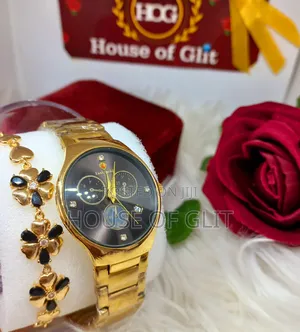 Lookworld Authentic Non Tarnish Female Wristwatch Set