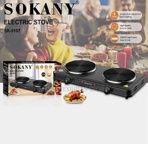 Flat 5 Gear Temperature Adjustment Electric Stove/Hot Plate