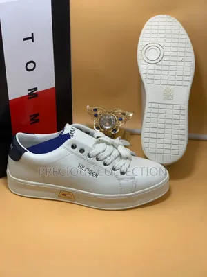 Unisex Top Quality Tommy Hilfiger White Sole Shoe