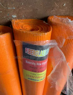 Photo - 1.2M by 50M Fiberglass Mesh Orange Color