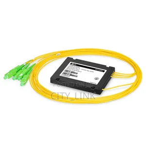 1 by 4 Splitter Yellow Fiber Optic Cord
