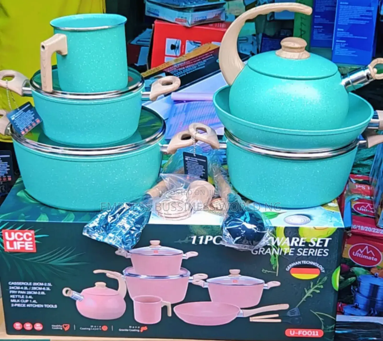 Complete Granite Set of Cookwares