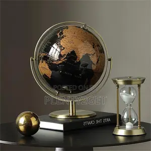 World Globe, Home Decoration Globe, Retro Map Geography Glob