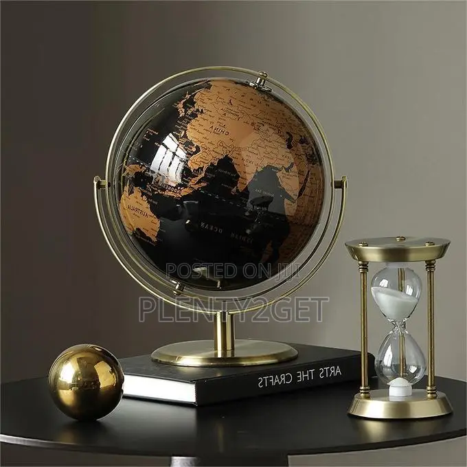 World Globe, Home Decoration Globe, Retro Map Geography Glob