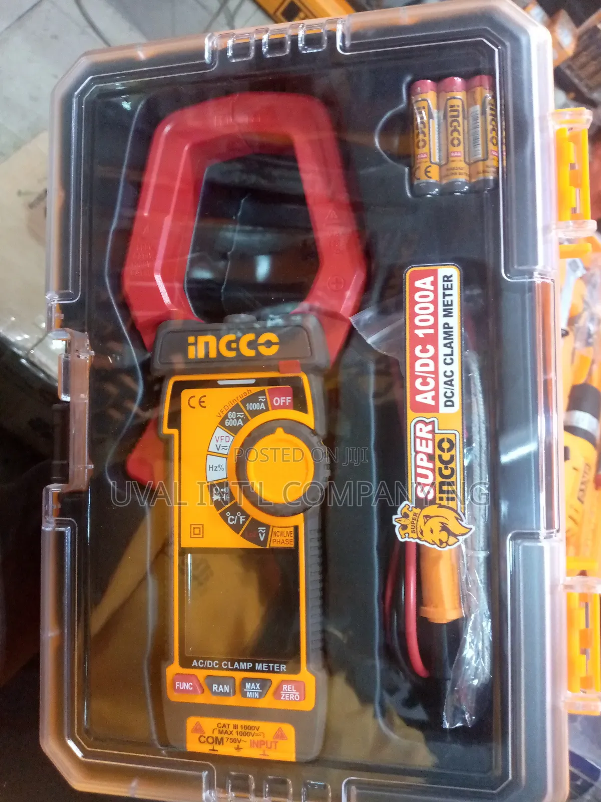 DC/AC 1000A Clamp Meter