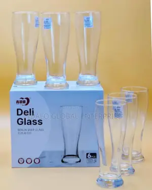 Beer Glass Cup - 6pcs