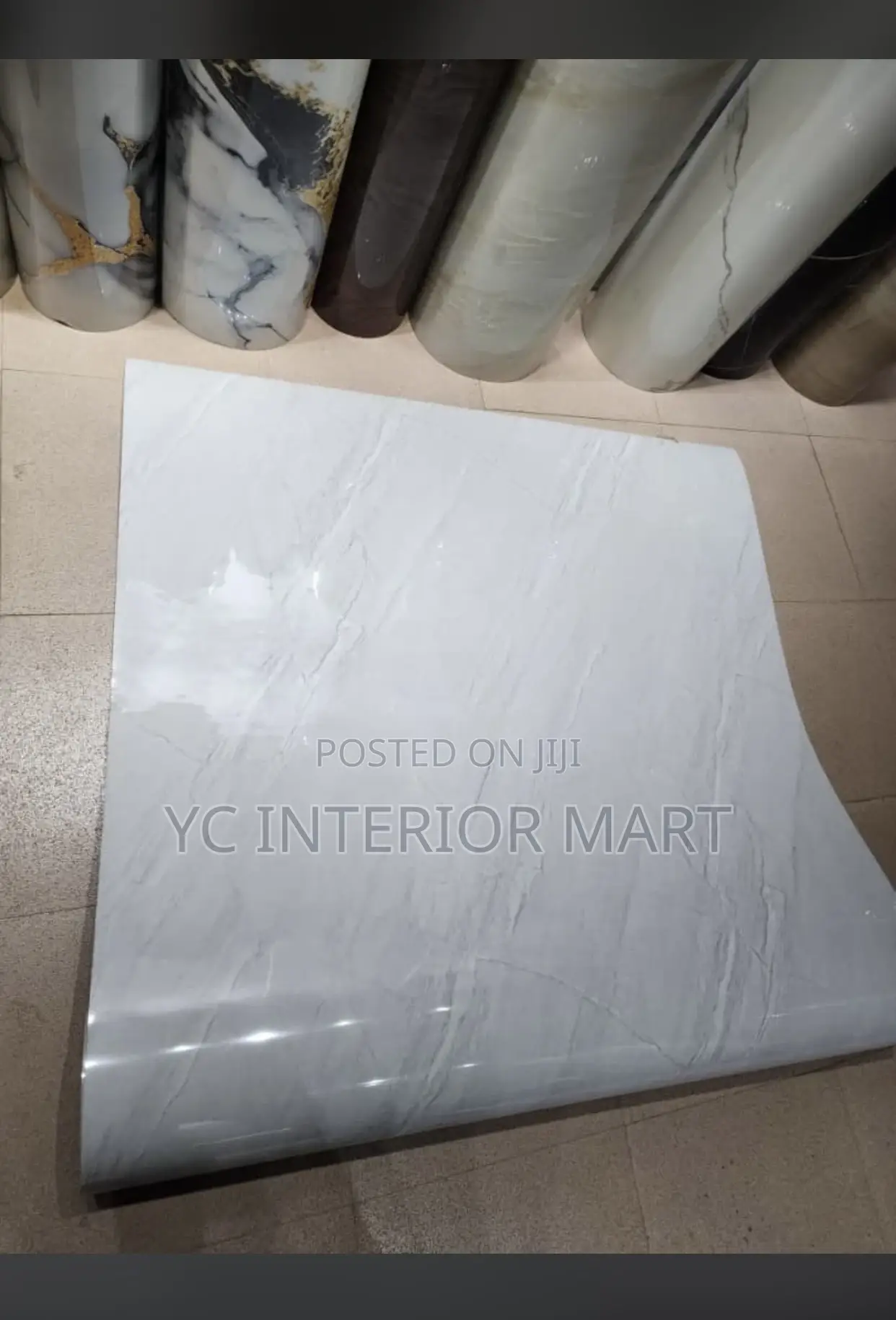 Glossy Quality Marble Foam Wallpaper Wall Sheet
