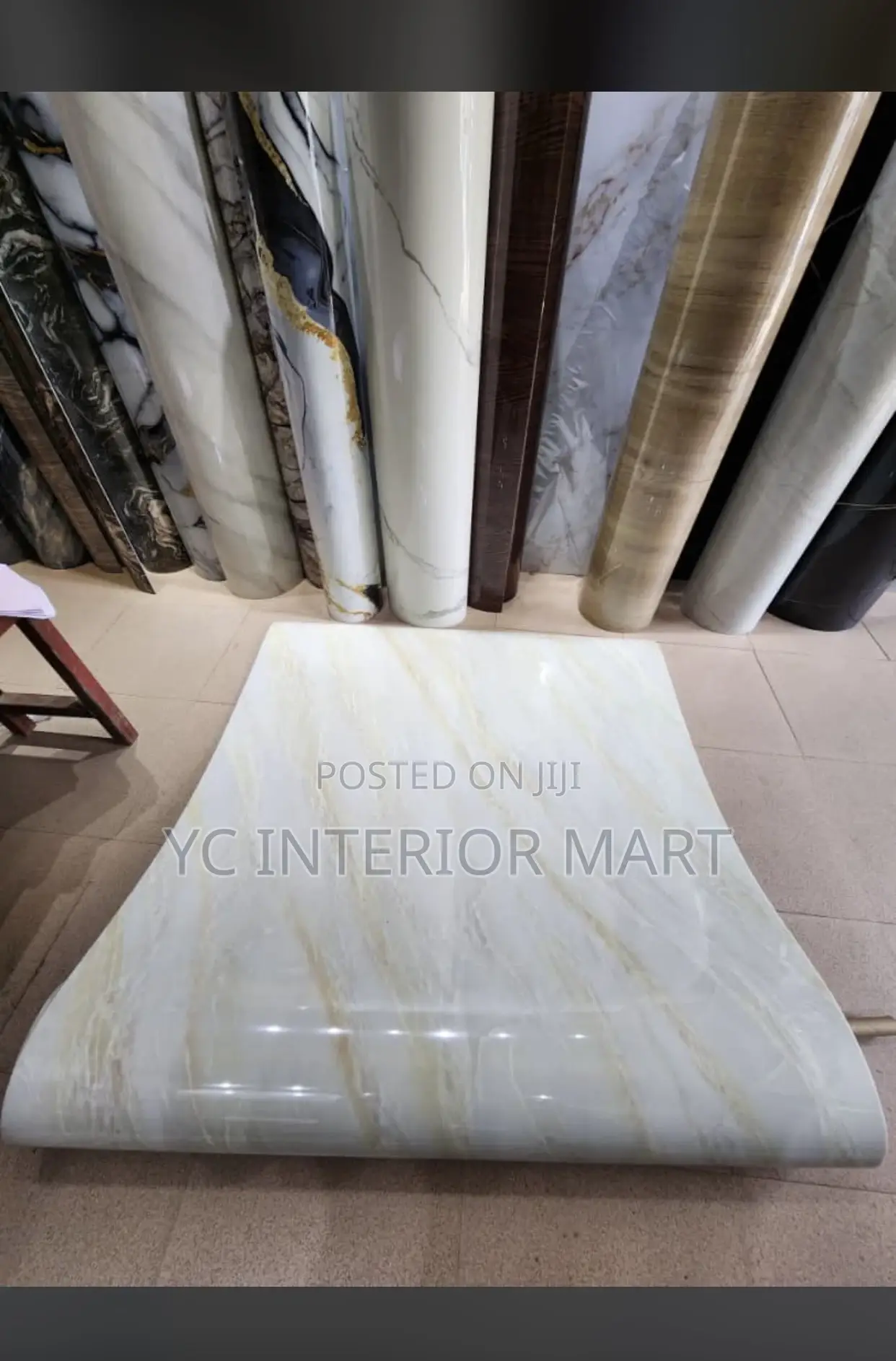Glossy Quality Marble Foam Wallpaper Wall Sheet