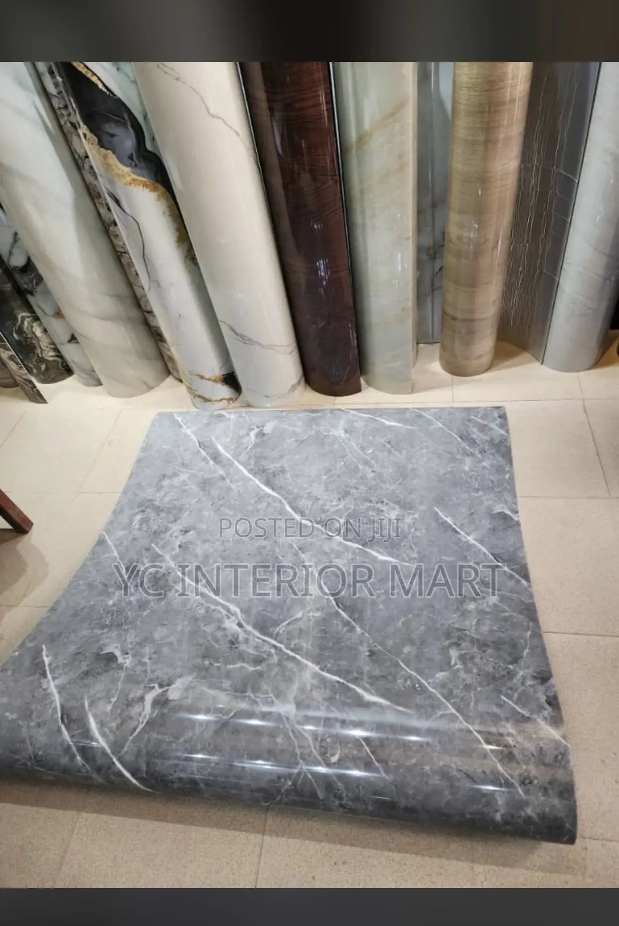 Glossy Quality Marble Foam Wallpaper Wall Sheet