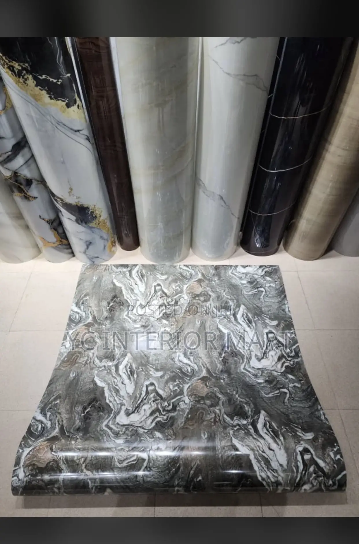 Glossy Quality Marble Foam Wallpaper Wall Sheet