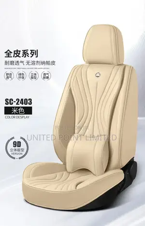 Leather Car Seat Sc240-3 Milk/ Cream Color