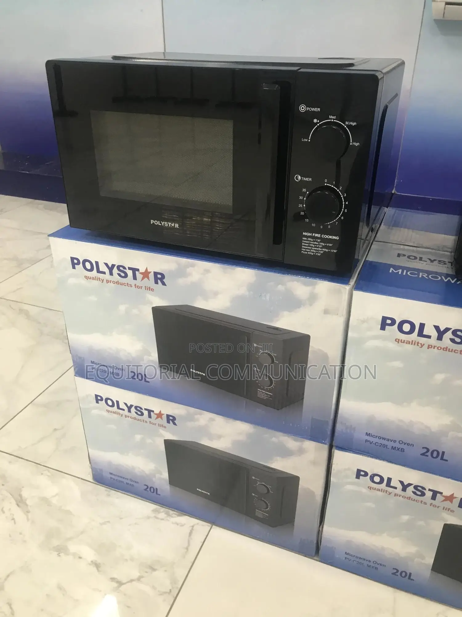 Polystar 20L Microwave | Pv-C20lmxb - User-Friendly Controls