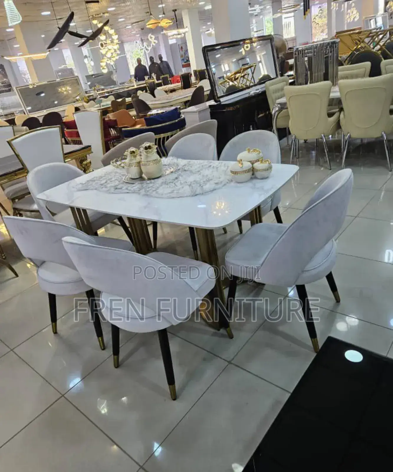 New Imported Luxury Quality Dining Table With 6 Chairs
