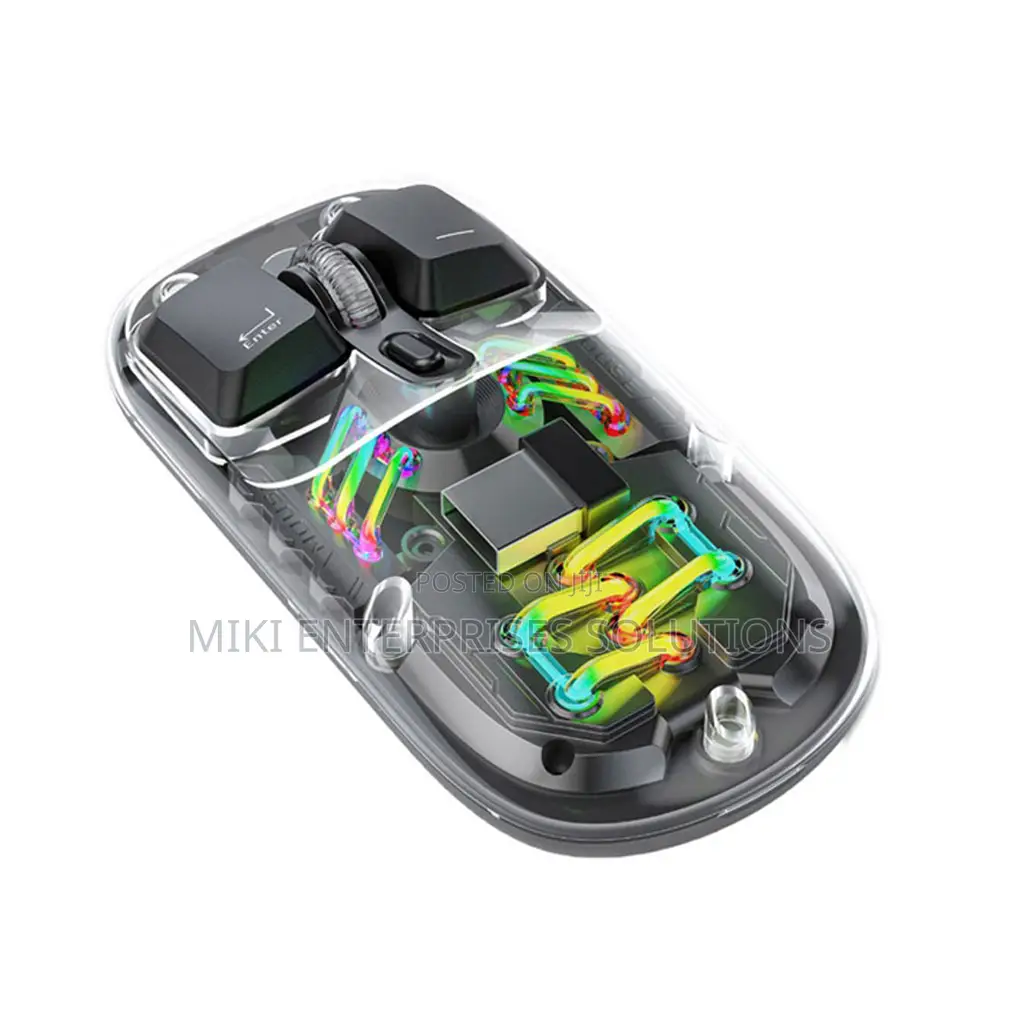 Porodo Transprent Wireless Mouse 2.4g
