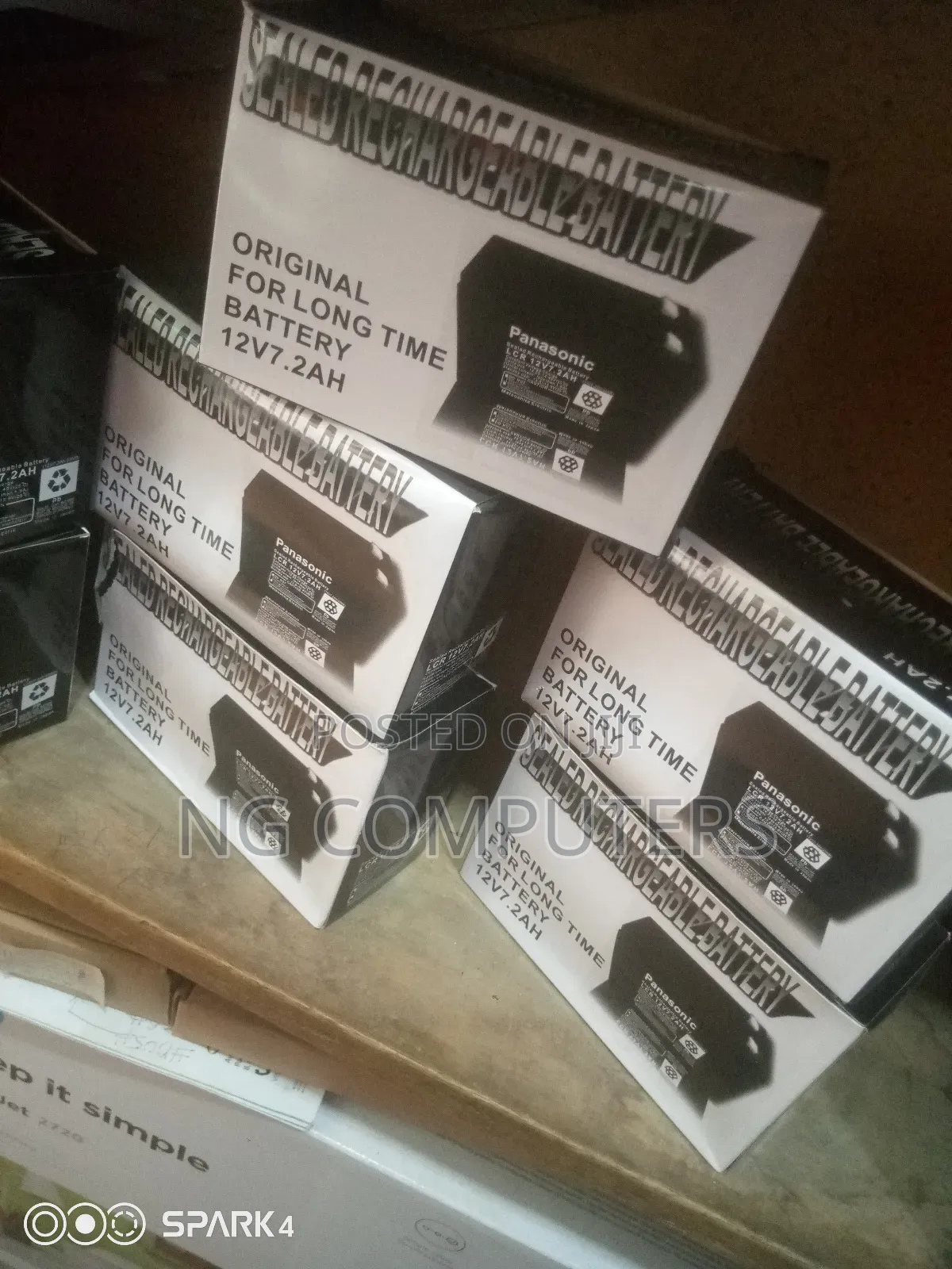 Sealed Panasonic Rechargeable Battery