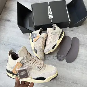 Original a Ma Maniere X Air Jordan 4 Retro Fossil Stone SNKS