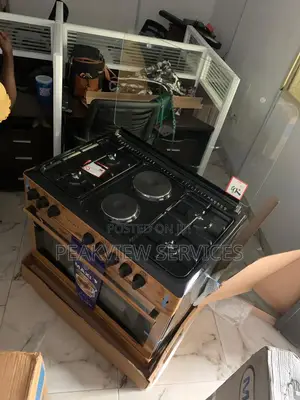 4+2 Maxi 90*60 Gas Oven With Wooden Finish Model - F9E42G2