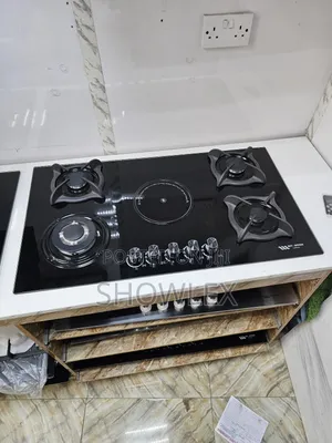 Electric and Gas Cooker 4+1 Burner