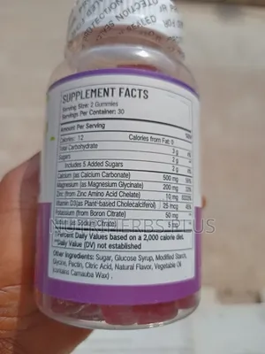 Daynee Calcium+ D3 Gummies for Bone and Teeth Support