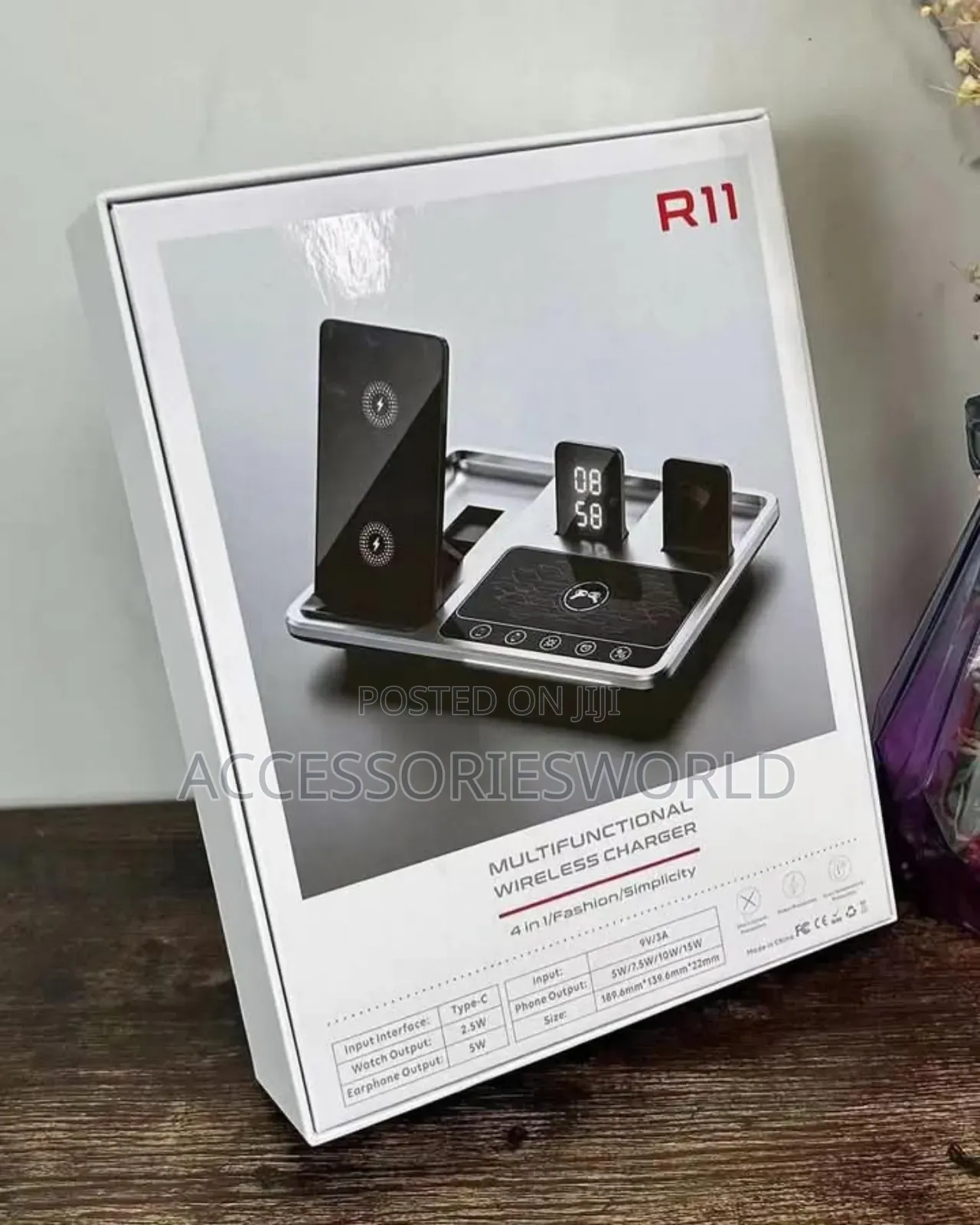 R11
Foldable Wireless Charger 4 in 1