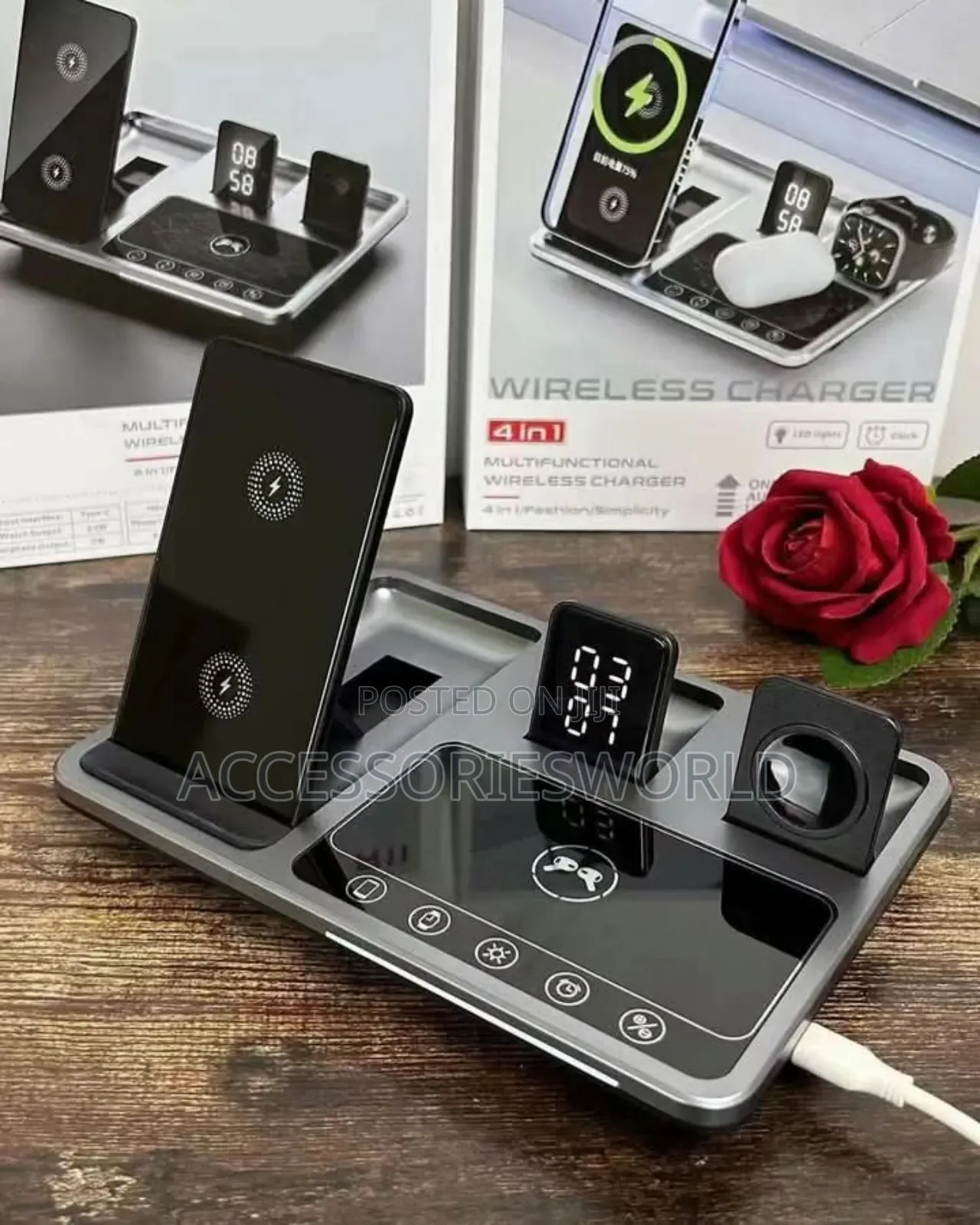 R11
Foldable Wireless Charger 4 in 1