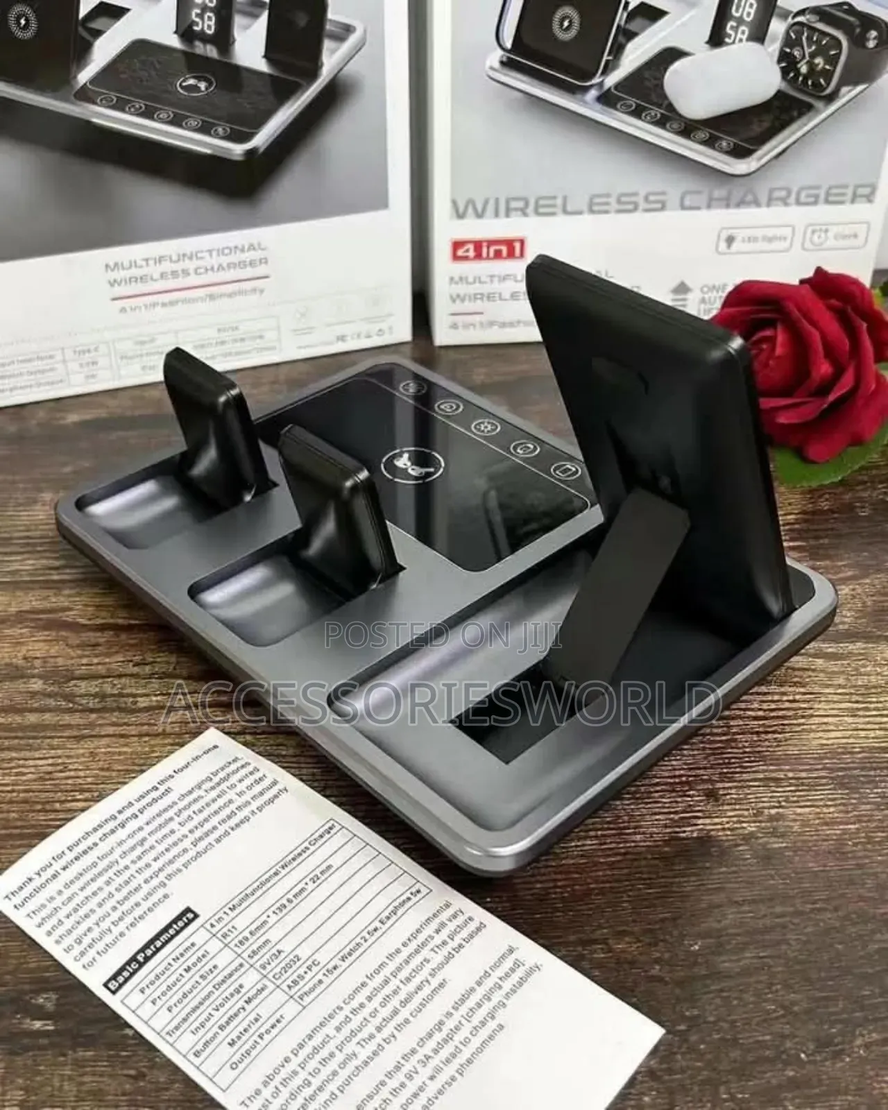 R11
Foldable Wireless Charger 4 in 1