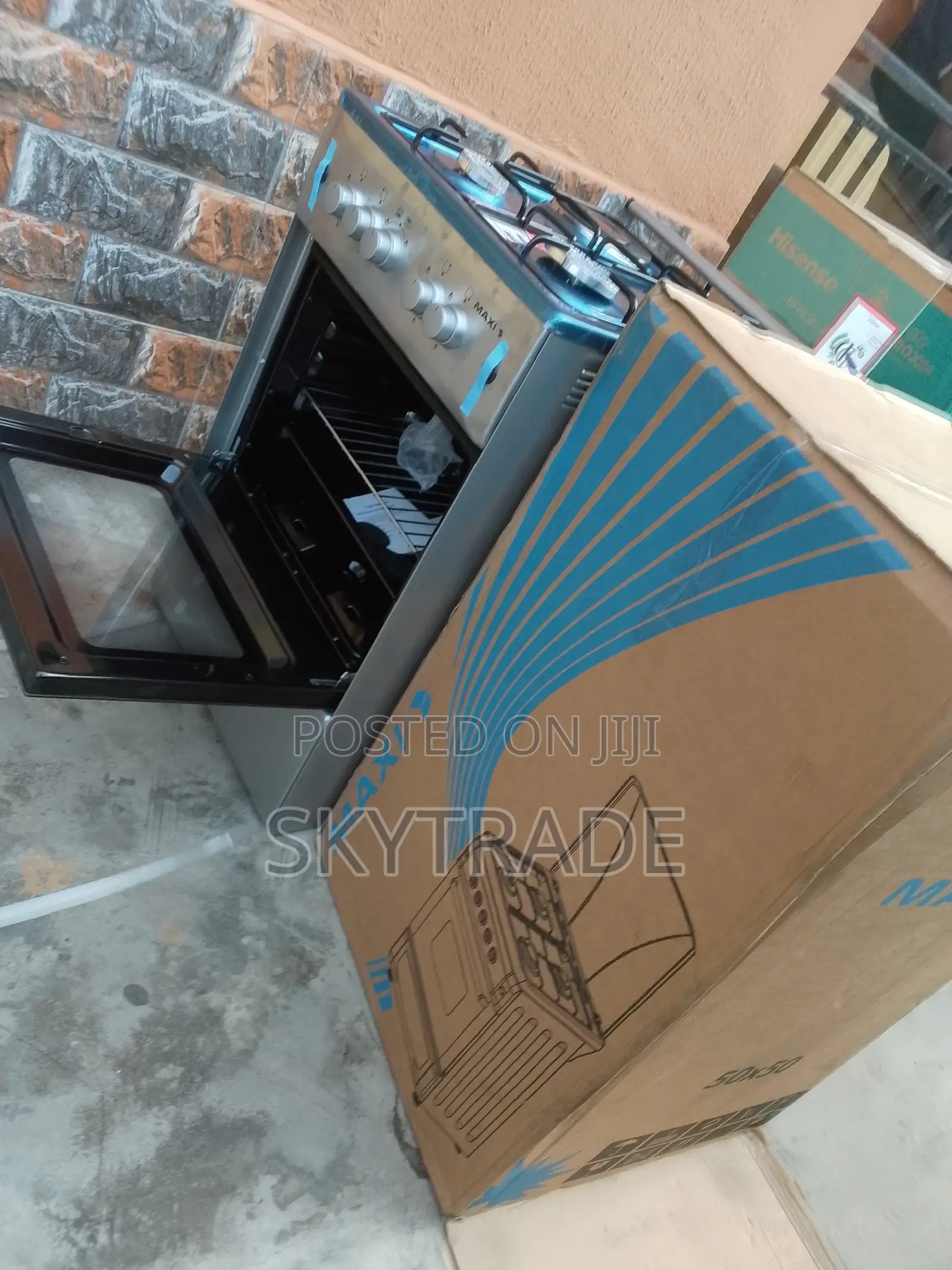 Introducing the New Maxi 50*50 Silver Gas Burner (3+1)