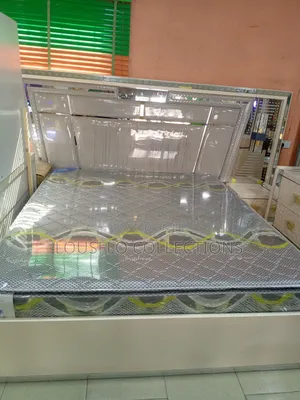 Your Quality Turkish Bed With Light and Dressing Mirror Set