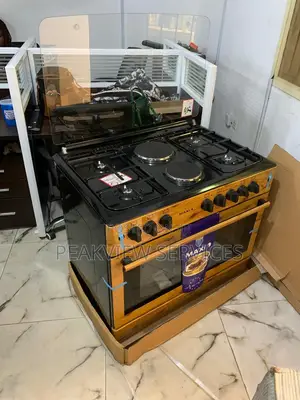 Maxi 90*60 Sturdy Wooden 4+2 Gas Cooker Standing Oven