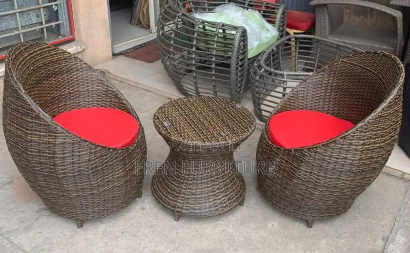 Imported Luxury Outdoor Activities Chars With Centre Table