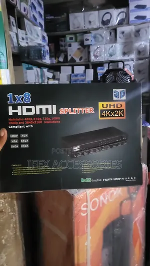 HDMI Splitter 8 Way to Mutiple Monitors/Projector 1 X 8