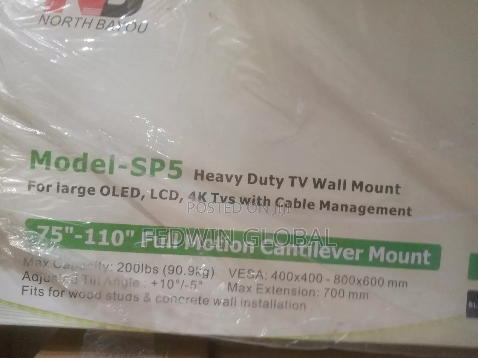 Heavy Duty 110"Tv Wall Bracket