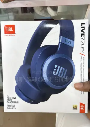 JBL Live 770 NC Over-Ear Noise-Cancelling Headphones