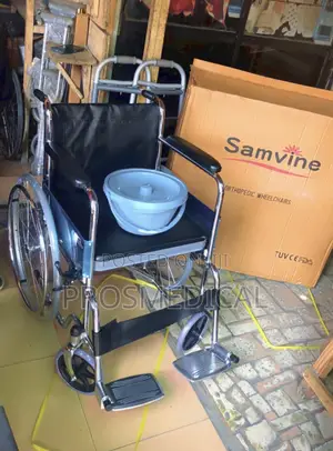 Commode Wheel Chair (Toilet Wheelchair)
