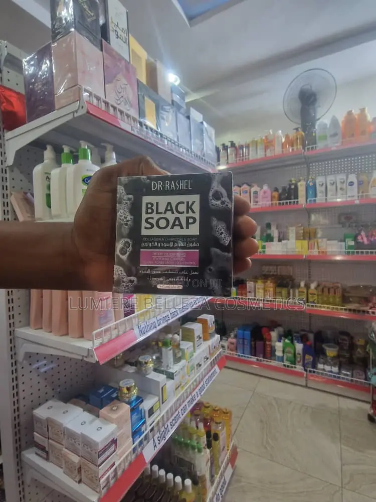 Dr. Rashel Black Soap Collagens and Charcoals