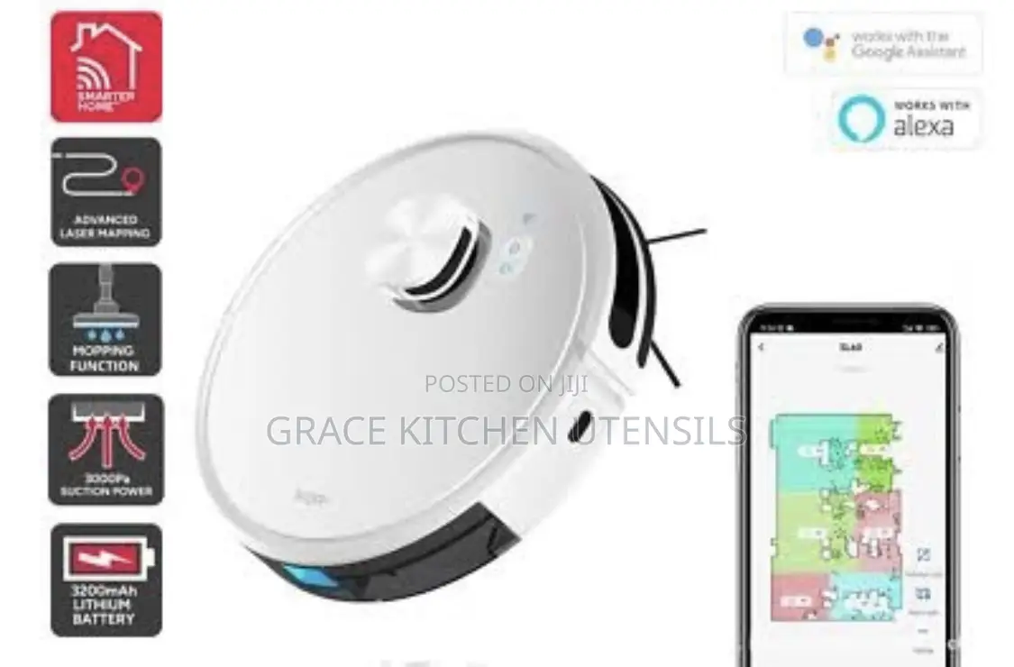 Ls16 Robot Vacuum Mop Cleaner With Auto-Empty Dock