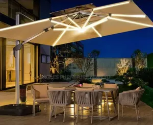 Luxury Quality Outdoor Rotating Canopy With Light