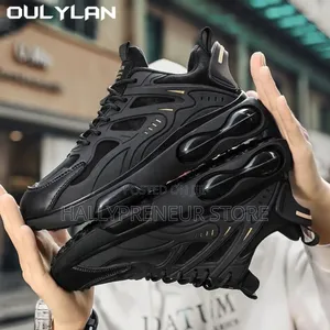 Men Black Imported Sneakers Trainers