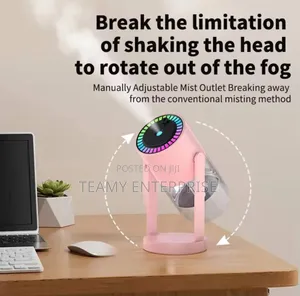 280ml Rotating Humidifier Car Diffuser With Projection Light