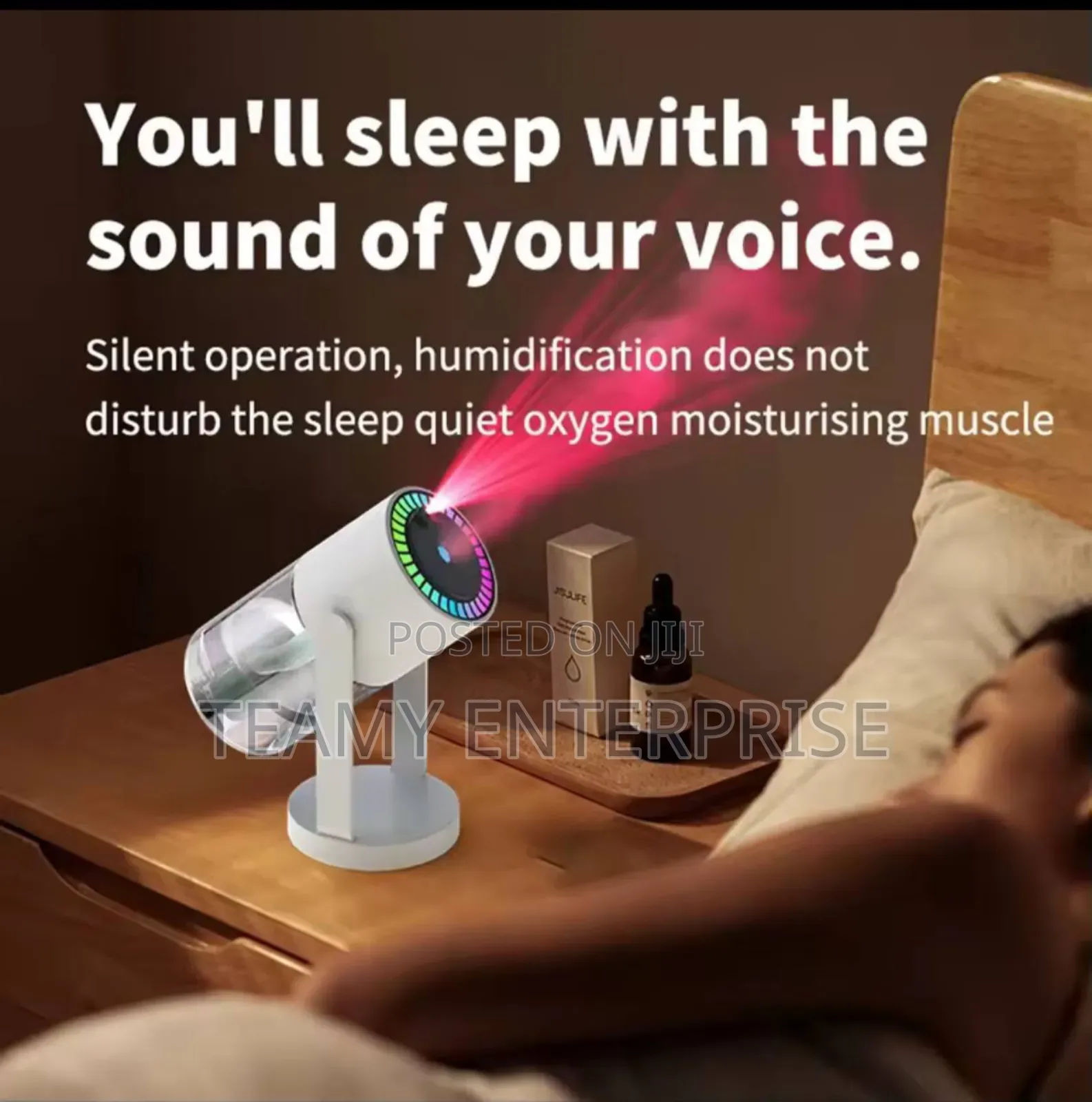 280ml Rotating Humidifier Car Diffuser With Projection Light