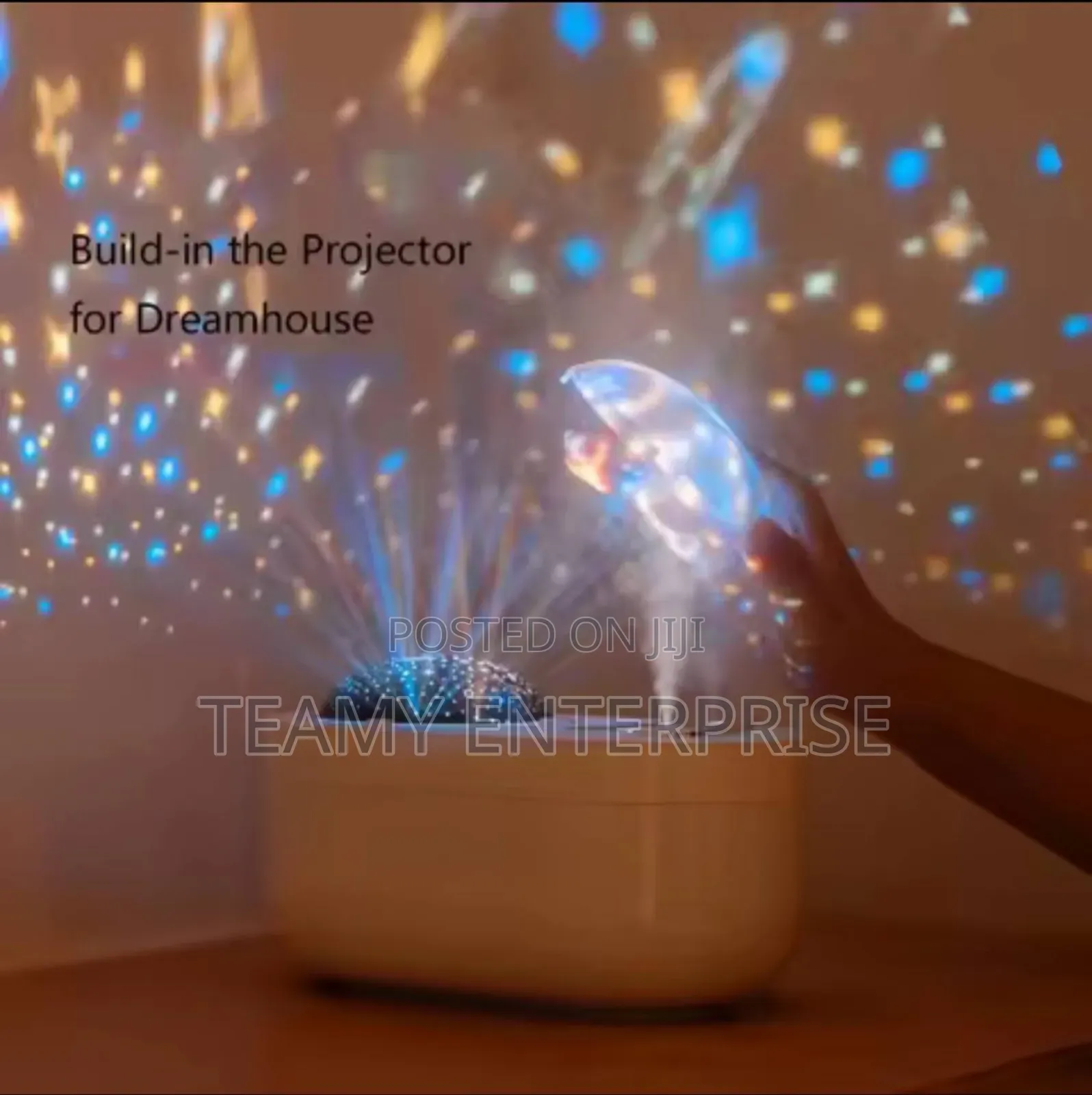 Rechargeable Humidifier Projector Dual Spray Diffuser