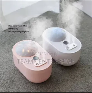 Rechargeable Humidifier Projector Dual Spray Diffuser