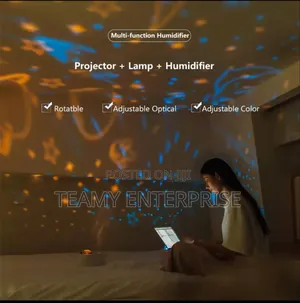 Rechargeable Humidifier Projector Dual Spray Diffuser