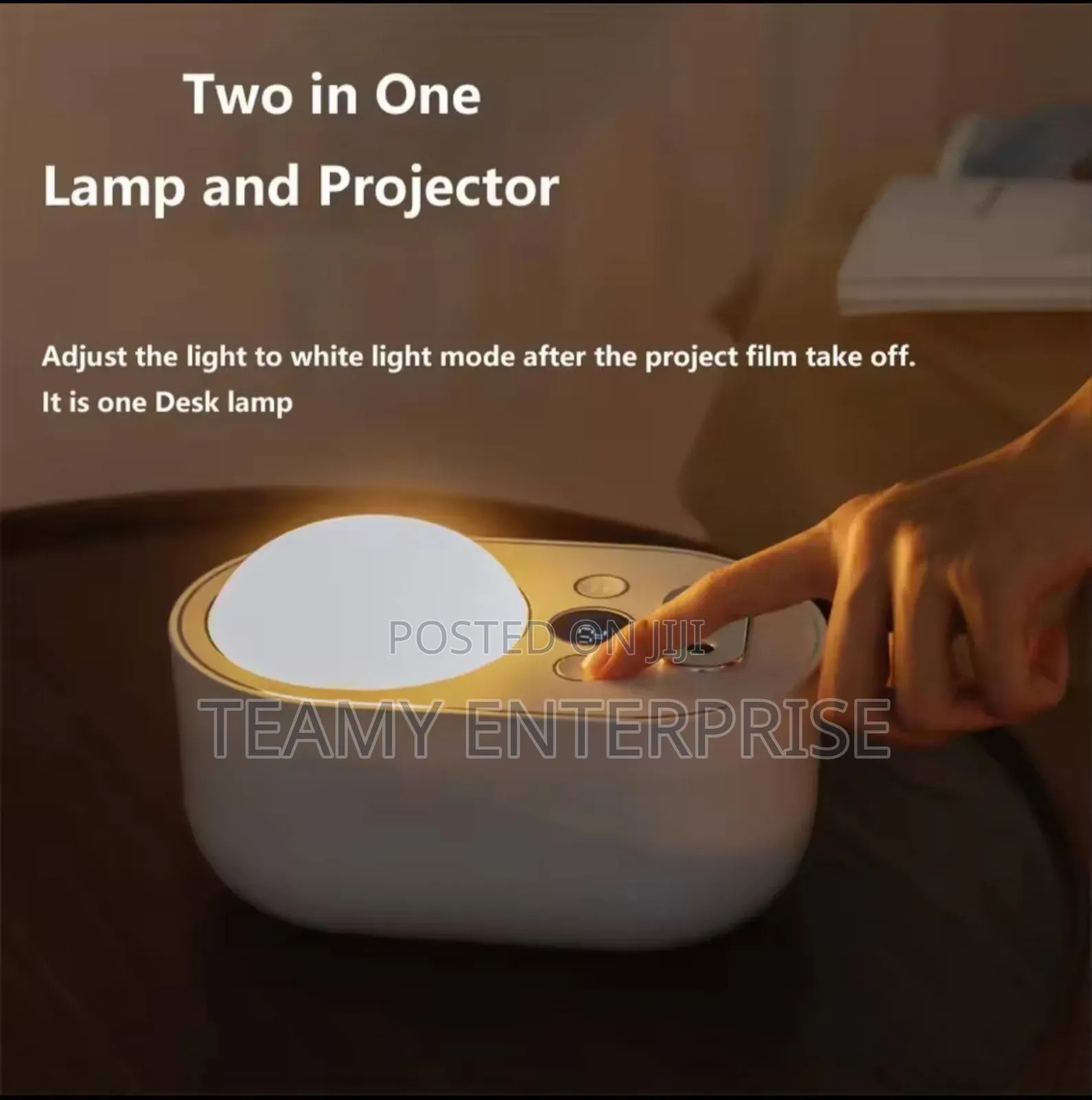 Rechargeable Humidifier Projector Dual Spray Diffuser