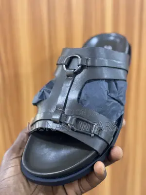 Pure Italian Original Leather Slipers for Men