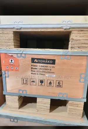 Solar in Lagos. 3.84kwh-12.8v Yohako Solar Lithium Battery