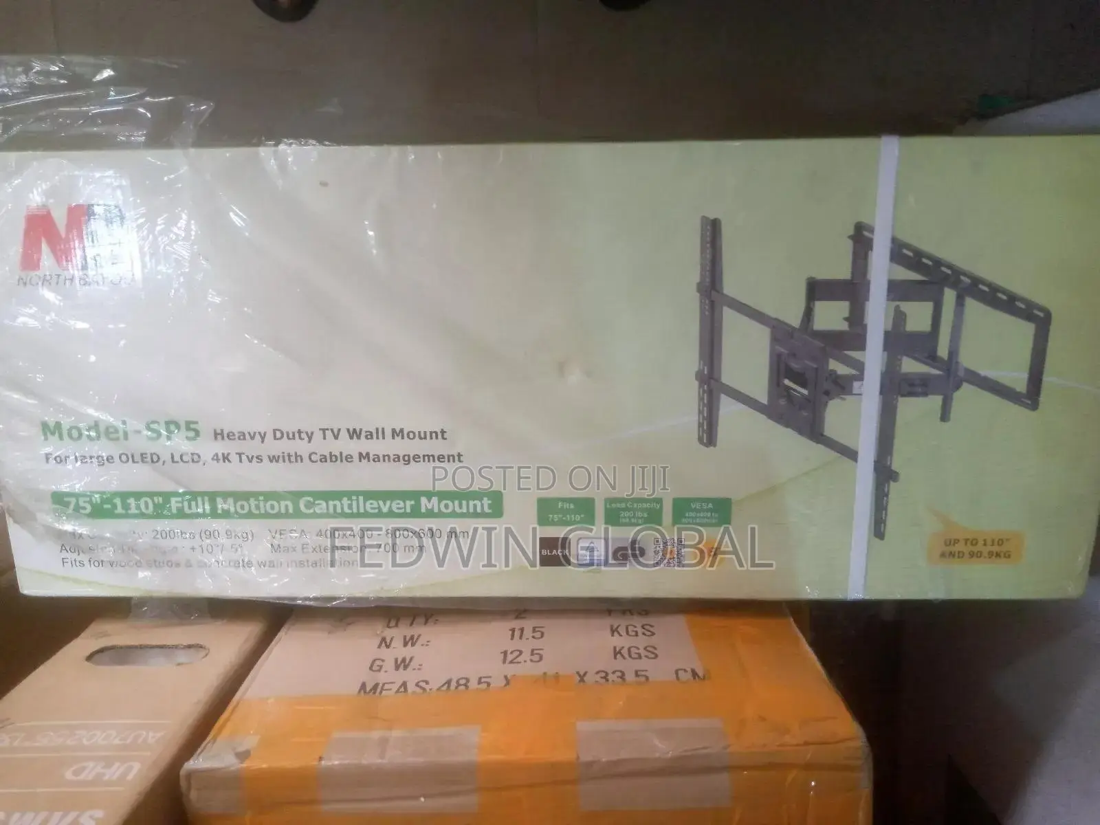 Heavy Duty 110"Tv Wall Bracket