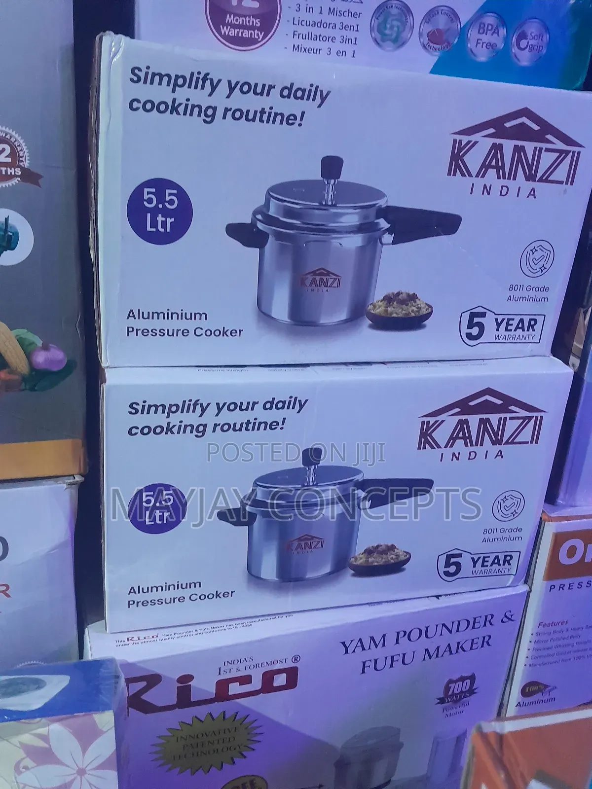 5.5litres Kanzi Pressure Cooker/Pot